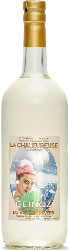 Bouteille d&rsquo;absinthe La Chaleureuse, 100 cl